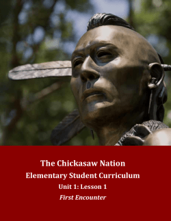 First Encounter - Chickasaw Nation