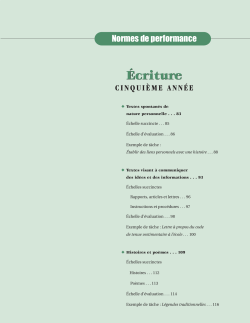 B.C. Performance Standards - Province of British Columbia
