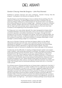 Gordon Cheung: Here Be Dragons &ndash; John-Paul Stonard