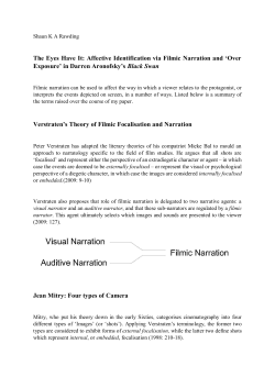 The Eyes Have It: Affective Identification via Filmic Narration and