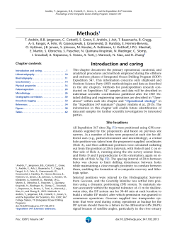 Methods - IODP Publications