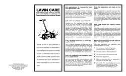 LAWN CARE - MassNRC.org