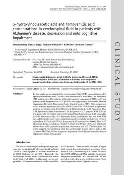 Neuroendocrinology Letters Vol. 25 No.6, December 2004