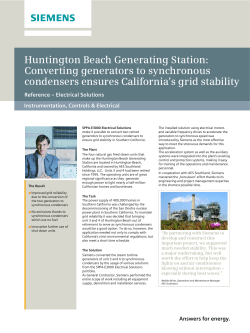 Huntington Beach Generating Station: Converting generators to