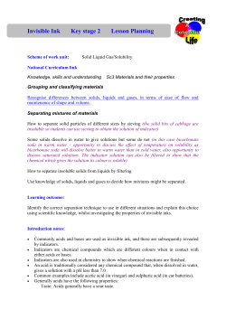 Invisible Ink Key stage 2 Lesson Planning