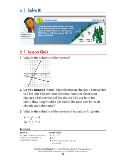 Solve It! - MathChamber