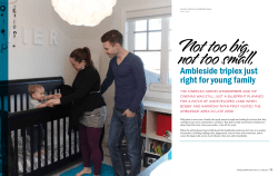 Ambleside triplex just right for young family