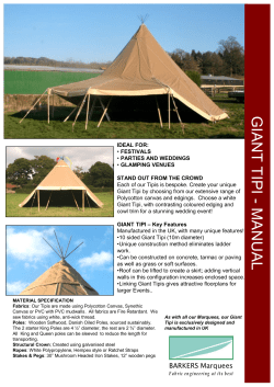 Manual - Giant Tipi