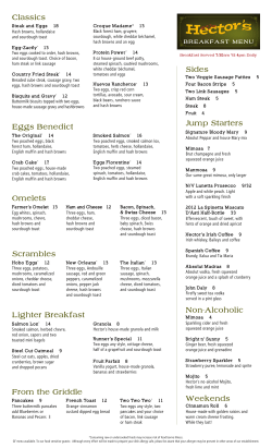 Sides Lighter Breakfast Jump Starters Non-Alcoholic