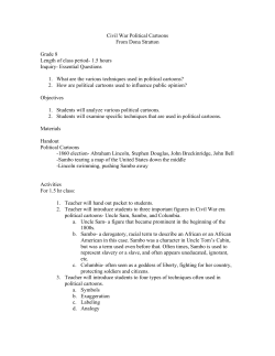 Civil War Political Cartoons lesson