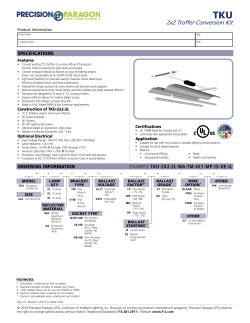 2x2 Troffer Conversion Kit - Precision