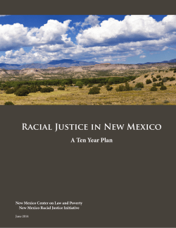Racial Justice in New Mexico - New Mexico Center on Law and