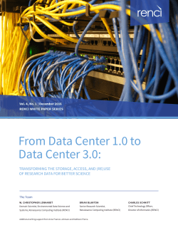 From Data Center 1.0 to Data Center 3.0