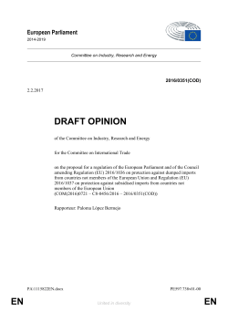 en en draft opinion - European Parliament