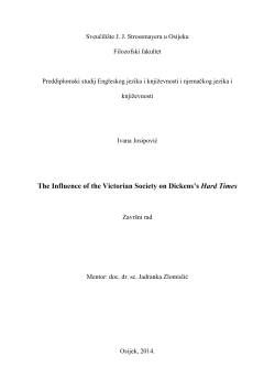 The Influence of the Victorian Society on Dickens`s Hard Times
