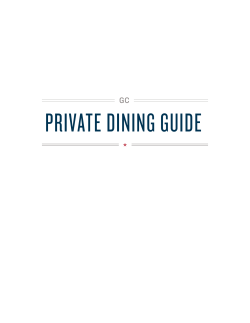 private dining guide