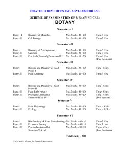 B.Sc. Botany