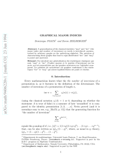 arXiv:math/9406220v1 [math.CO] 23 Jun 1994