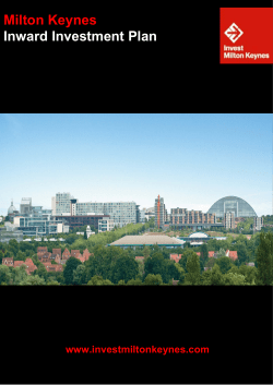 Inward Investment Plan March 2013