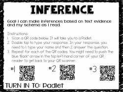 INFERENCE #1 #2 #3