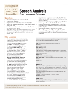 Speech Analysis