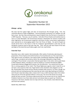 Newsletter Number 63 September