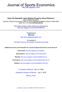 Journal of Sports Economics