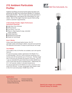 212 Ambient Particulate Profiler