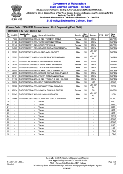 - Direct Second Year Engineering