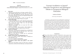 Guaran&iacute; Acad&eacute;mico or Jopar&aacute;? - Penn GSE