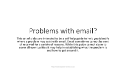 Problems with email? - Wingrove