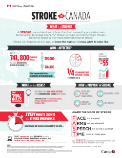 Stroke in Canada