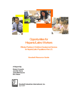 Opportunities for Hispanic/Latino Workers