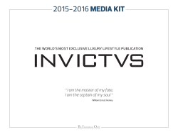 2015-2016 MEDIA KIT