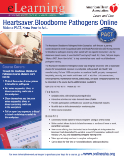 Heartsaver® Bloodborne Pathogens Online