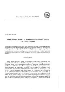 Sulfur isotope models of genesis of the Silesian