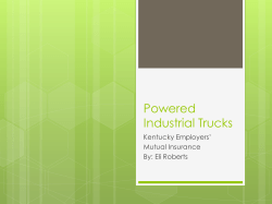 Powered Industrial Trucks