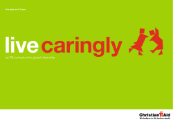 Live caringly book - Christian Aid : Learn