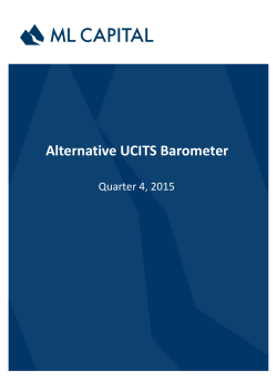 ML Capital Alternative UCITS Barometer Q4
