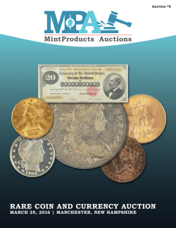 RARE COIN AND CURRENCY AUCTION MintProducts Auctions