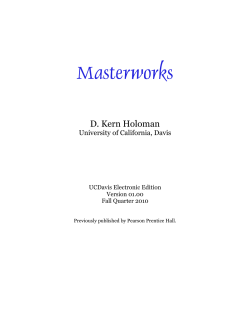 Masterworks