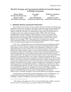 BGuILE: Strategic and Conceptual Scaffolds for Scientific Inquiry in