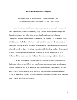 Seven Steps to Emotional Intelligence