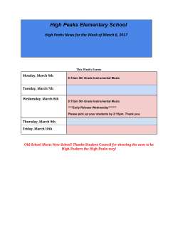 High Peaks Elementary School