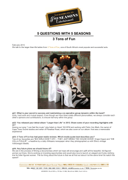 Interview with 3 Tons of Fun - February 2013