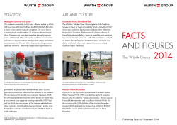 facts and figures - Wurth Industrie France