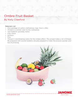 Ombre Fruit Basket