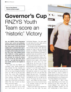 Governor`s Cup - Balboa Yacht Club