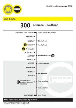 Bus times 300 Liverpool