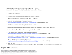 Lecture 16 - List of Monuments and Credits